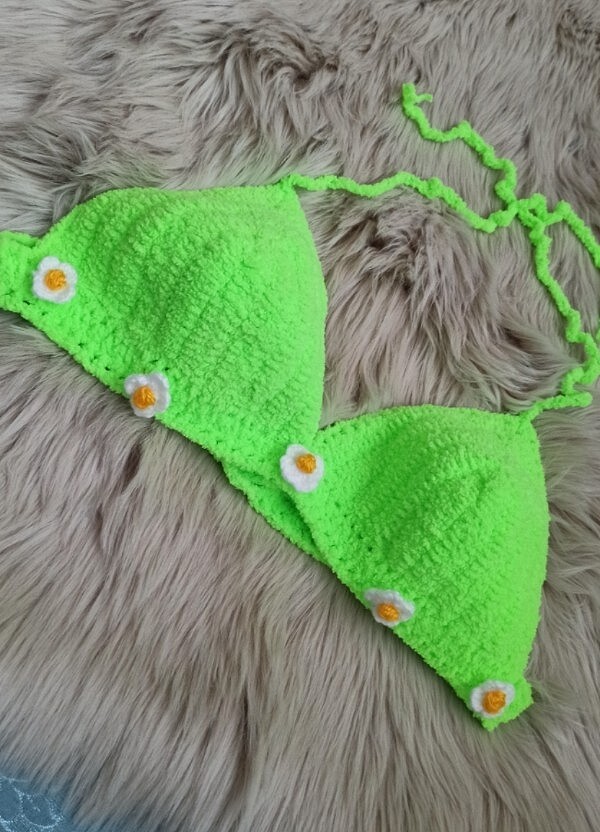 El örgüsü bikini üst  - Görsel 2