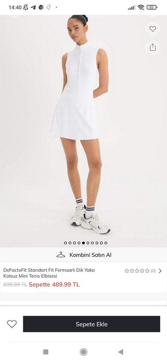 DeFacto tenis elbisesi - Görsel 5