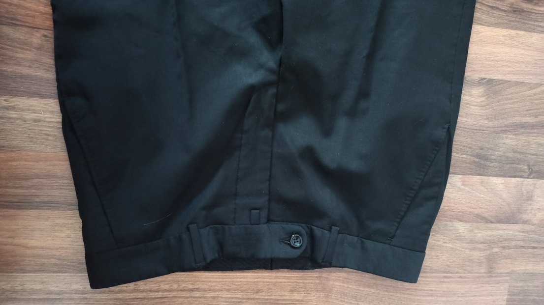 Düz Siyah Pilili Erkek Pantolon - Görsel 2