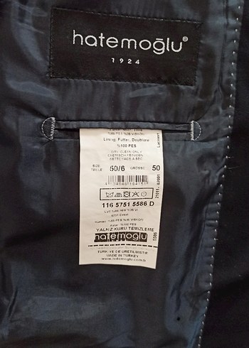 Düğmeli Siyah Erkek Takım Ceketi - Görsel 5