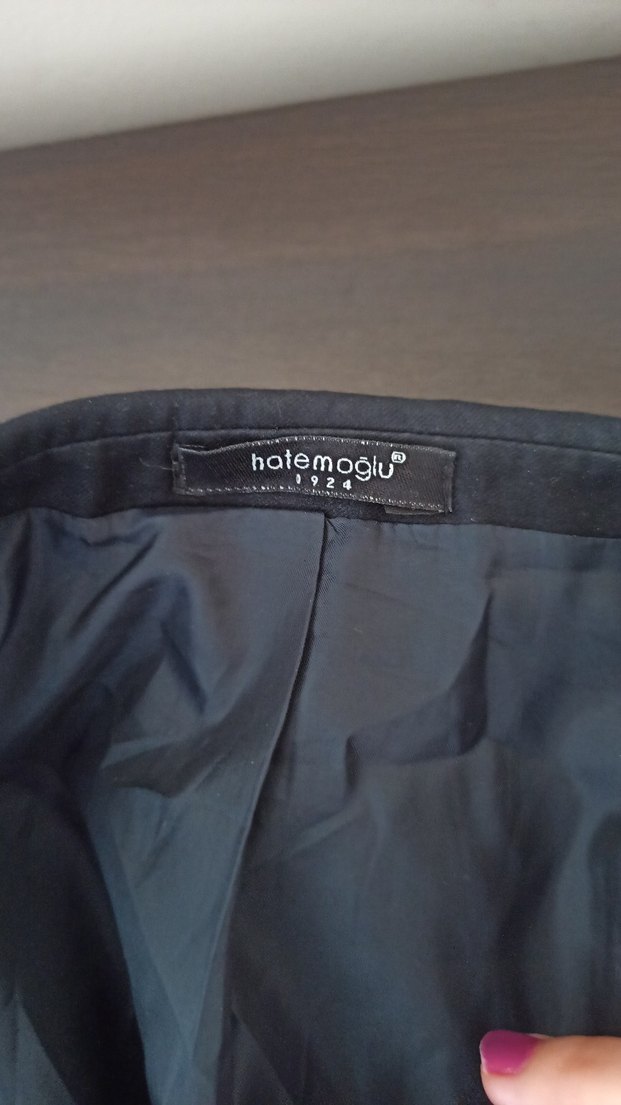 Düğmeli Siyah Erkek Takım Ceketi - Görsel 4