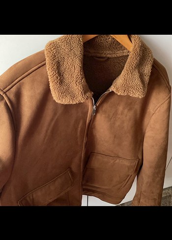 Kahverengi Süet Erkek mont - Görsel 2