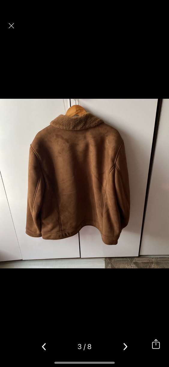 Kahverengi Süet Erkek mont - Görsel 3