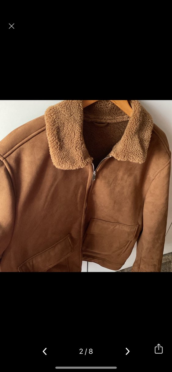 Kahverengi Süet Erkek mont - Görsel 2
