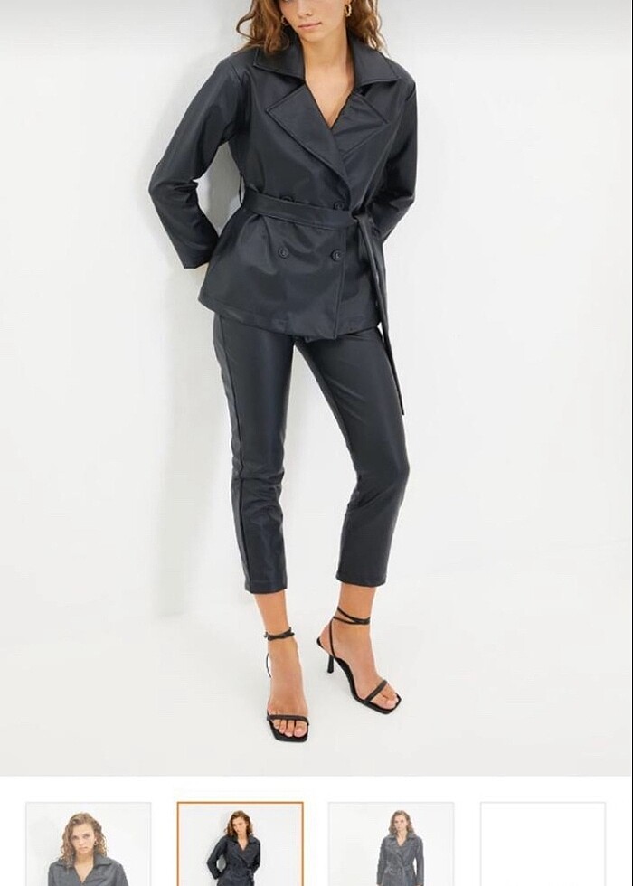 Kadın deri ceket - Görsel 3