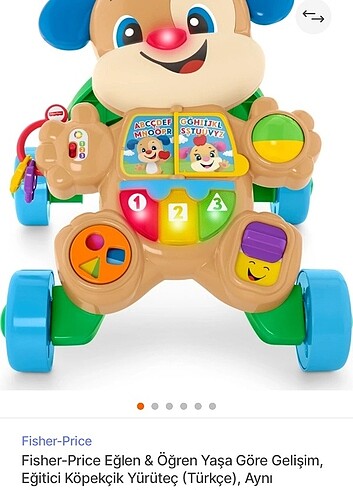 Fisher price yürüme arkadaşı