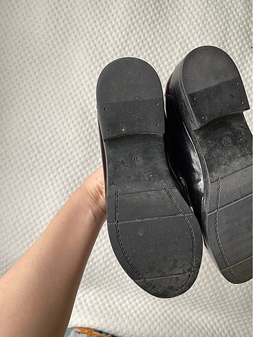 37 Beden siyah Renk Loafer rugan ayakkabı