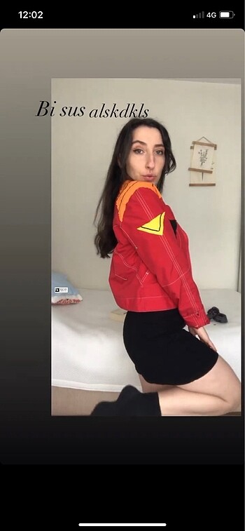 m Beden Misato cosplay ceket
