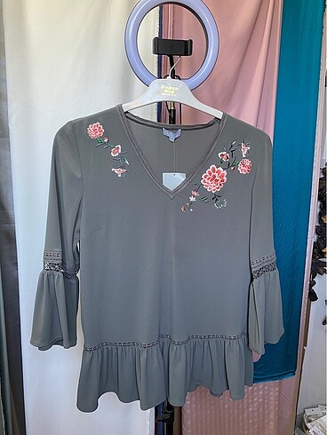 H&M Çiçek desenli bluz