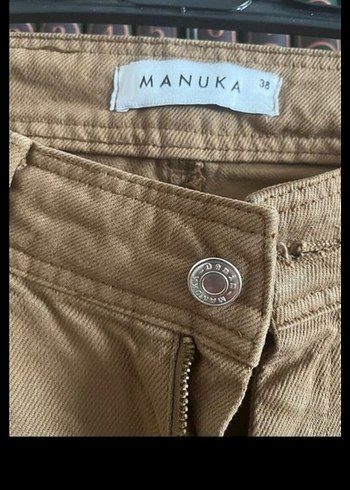 açık kahve  Keten Kadın Pantolon markasi manuka - Görsel 2