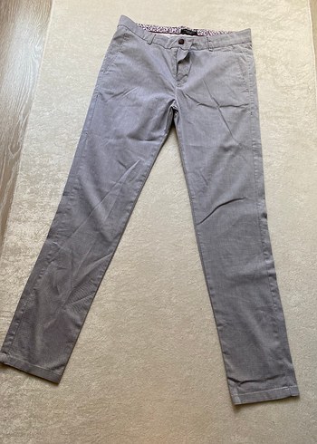 Gri Erkek Pantolon Regular Fit