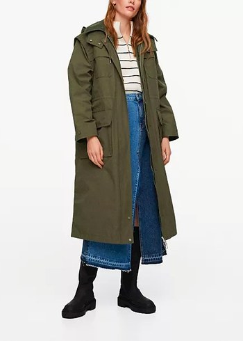 Mango Cikarilabilir Yelekli Parka