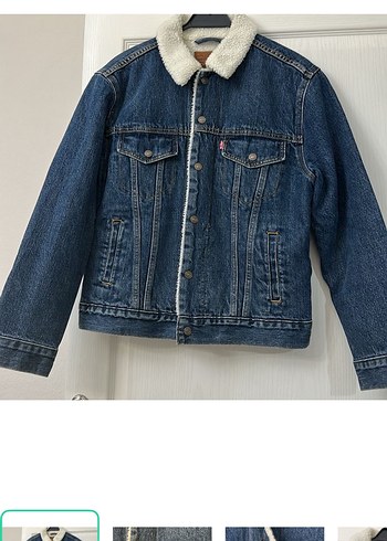 Levis Koyu Mavi Denim Ceket