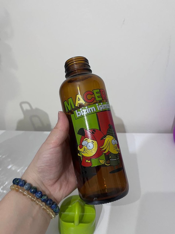 Renkli Yeşil matara - Görsel 3