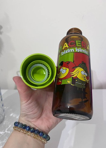 Renkli cam matara - Görsel 4