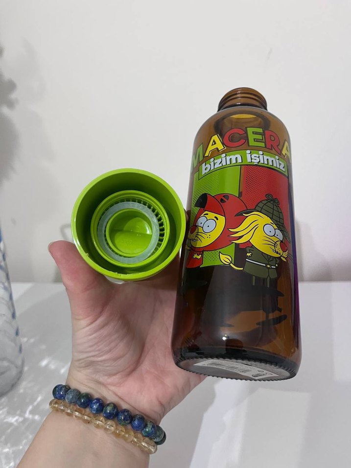 Renkli cam matara - Görsel 4