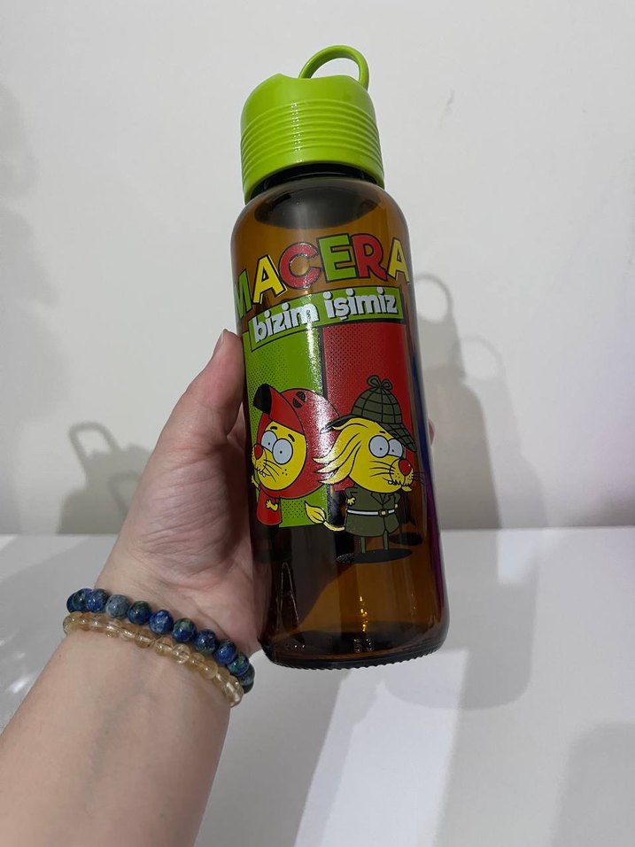 Renkli cam matara - Görsel 2