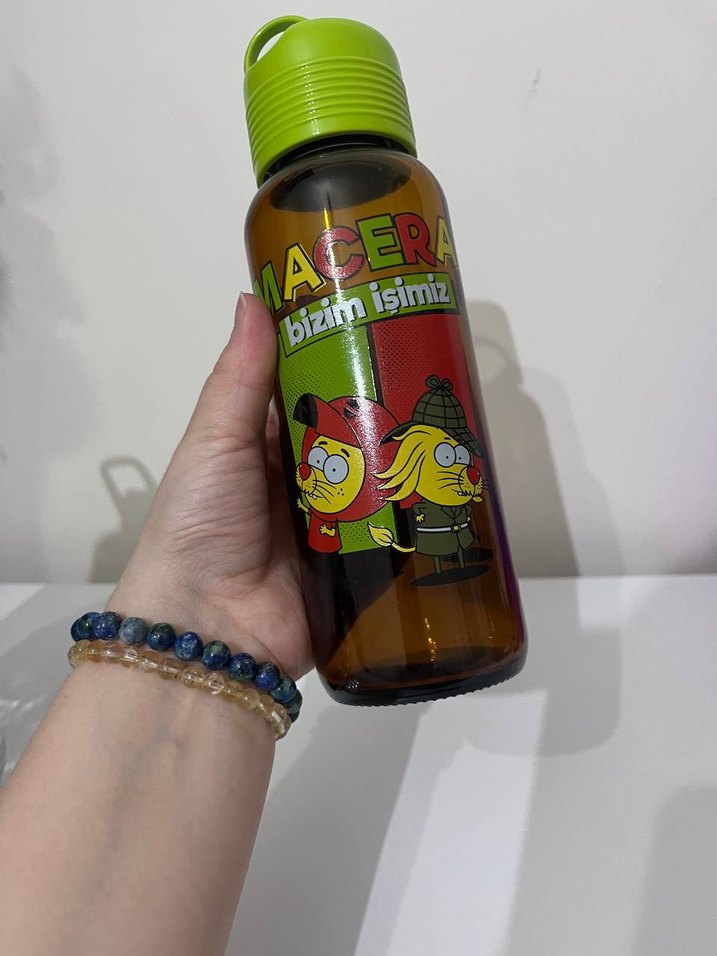 Renkli cam matara - Görsel 3