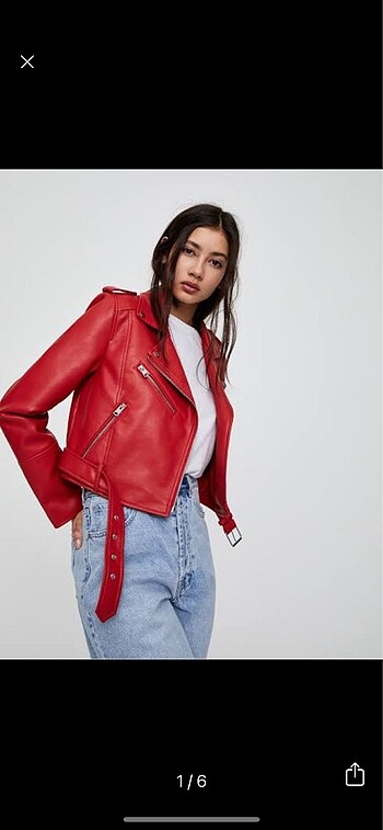 Pull and bear deri ceket
