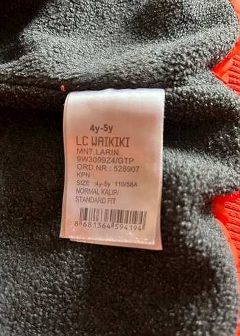 Turuncu Fermuarlı Erkek Çocuk Mont - Görsel 3