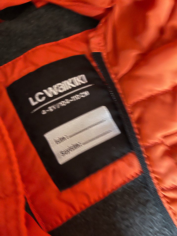 Turuncu Fermuarlı Erkek Çocuk Mont - Görsel 2