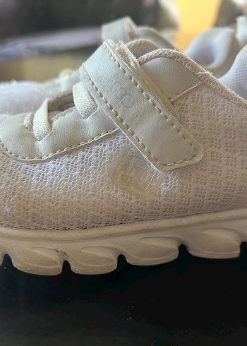 Erkek Çocuk Beyaz Cırt Cırtlı Spor Ayakkabı - Görsel 3