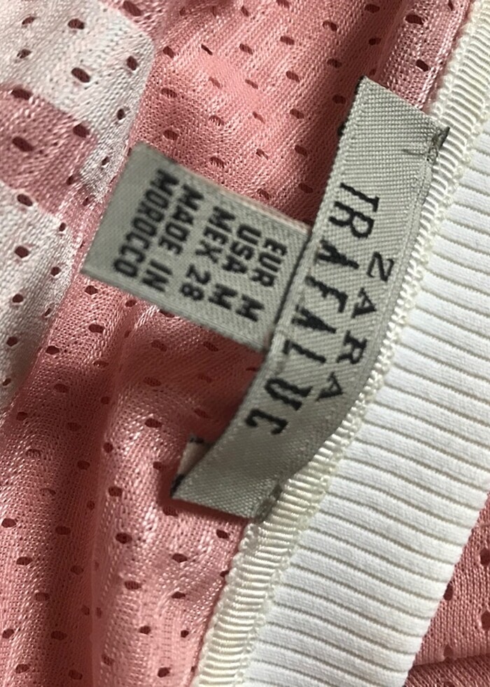 Zara bayan yazlık delikli tişört - Görsel 3