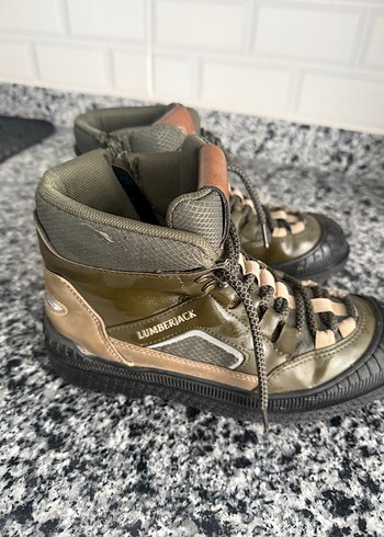 Kürk Detaylı Kamuflaj Erkek Outdoor Bot 37 numara - Görsel 5