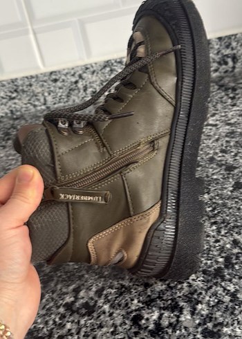 Kürk Detaylı Kamuflaj Erkek Outdoor Bot 37 numara - Görsel 4