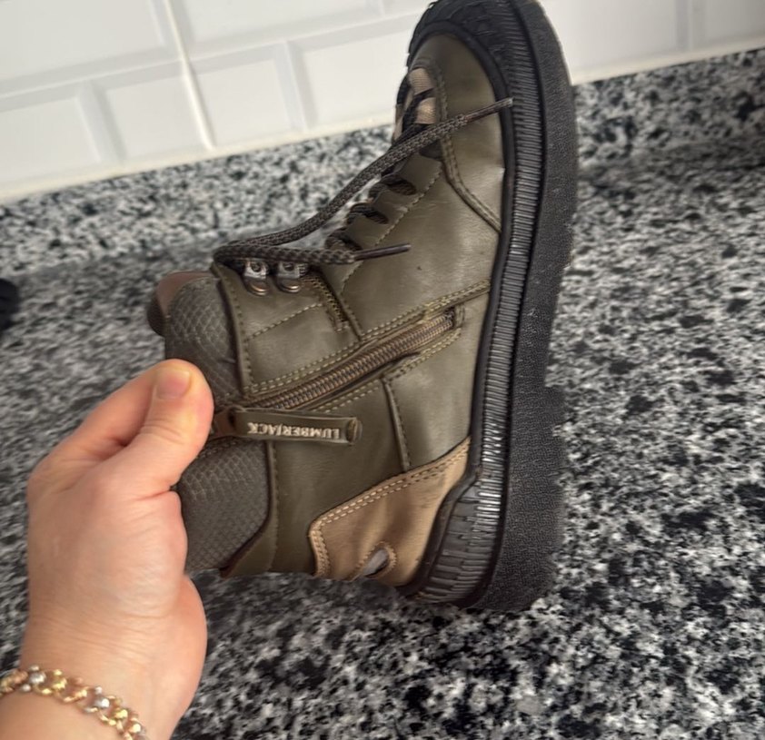 Kürk Detaylı Kamuflaj Erkek Outdoor Bot 37 numara - Görsel 4