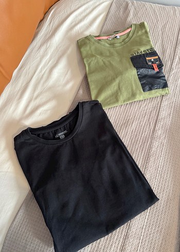LC Waikiki Erkek Çocuk Haki Kısa Kollu Tişört