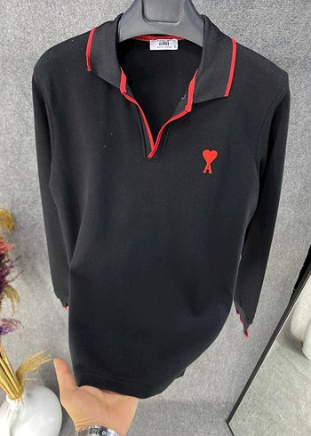 Düğmeli Siyah Erkek Polo Tişört