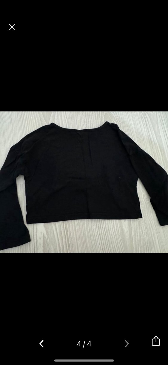 Kız Çocuk Renkli Baskılı Uzun Kollu Sweatshirt - Görsel 4