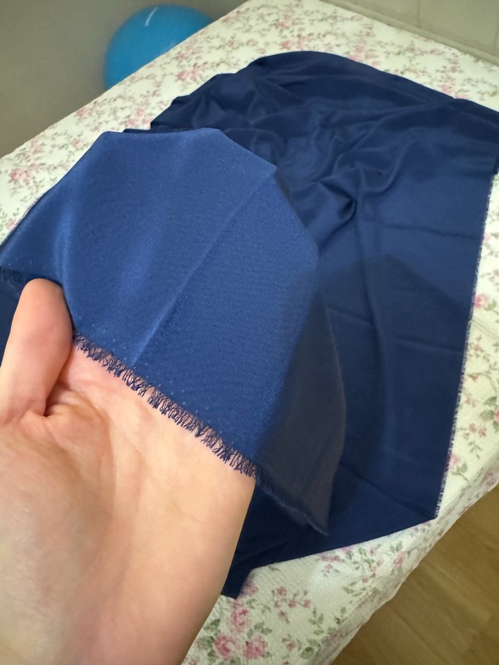 Lacivert parça kumaş - Görsel 2