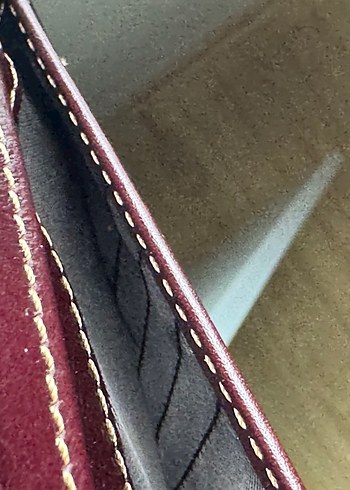 Bordo Deri Fermuarlı Cüzdan - Görsel 7