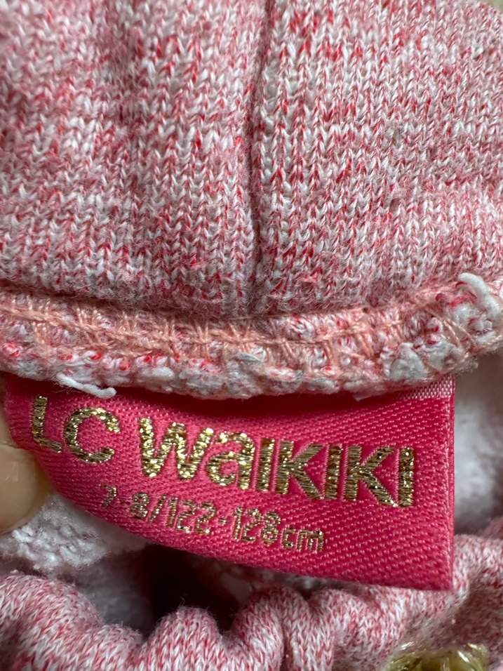 Trendy Pembe Örgü Kız Tayt - Görsel 4