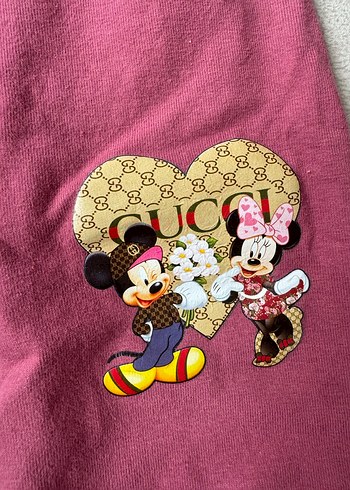 Pembe Baskılı Kız Çocuk Eşofman Altı - Görsel 2