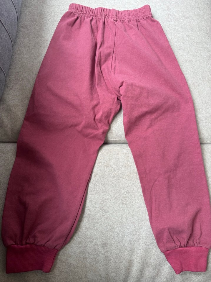 Pembe Baskılı Kız Çocuk Eşofman Altı - Görsel 4