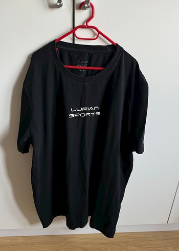 Siyah Lufian Spor Baskılı Tişört - Görsel 2