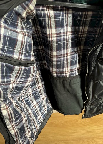 Erkek Siyah Fermuarlı Biker Ceket - Görsel 6