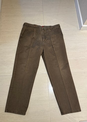 Kahverengi Süet Erkek Pantolon - Görsel 3