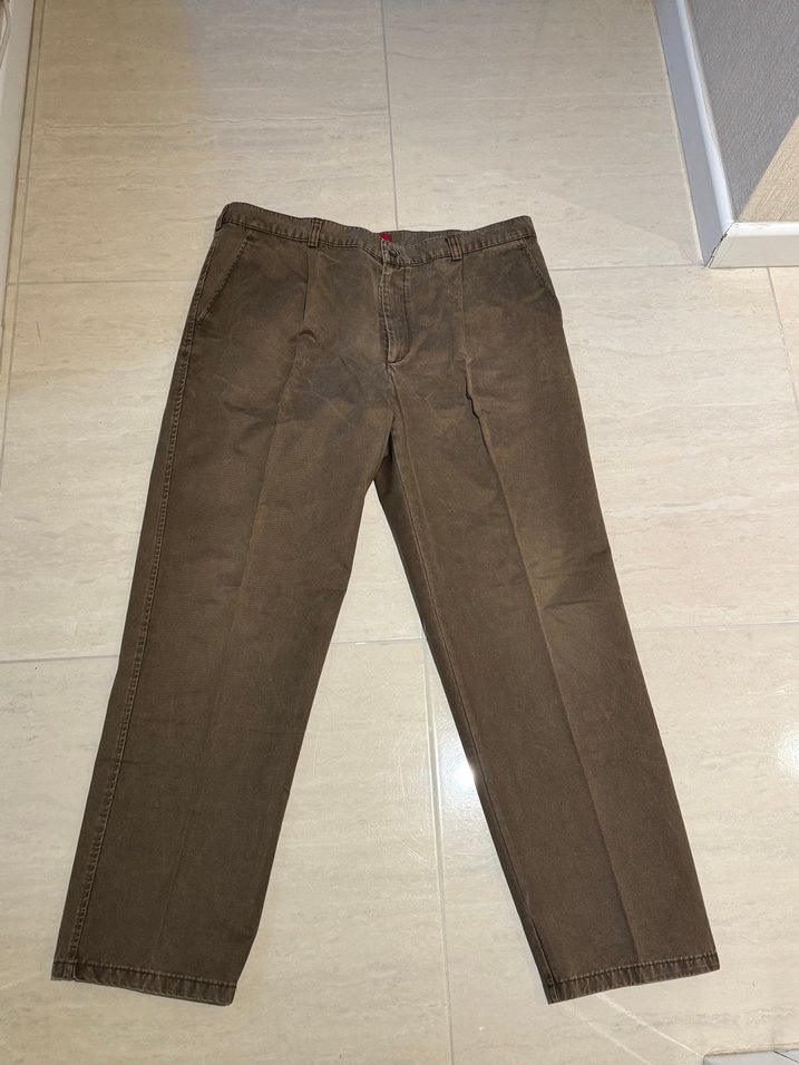 Kahverengi Süet Erkek Pantolon - Görsel 2