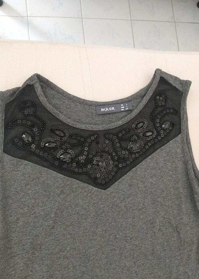 Taş işlemeli elbise   - Görsel 3