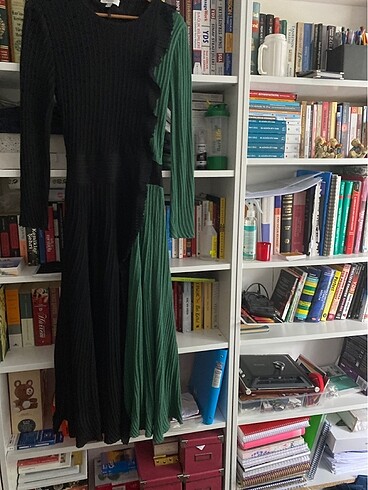 ipekyol Çift renkli(yeşil-siyah) İpekyol uzun elbise