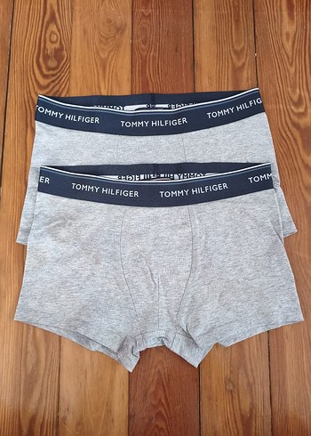 Tommy Hilfiger Gri Erkek çocuk Boxer 2'li Paket