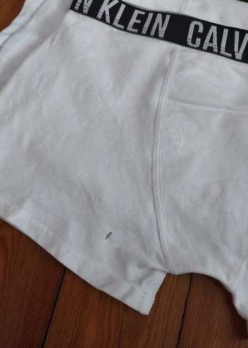 12-13 Yaş Beden beyaz Renk Beyaz Calvin Klein Erkek çocuk Boxer, Normal Boy