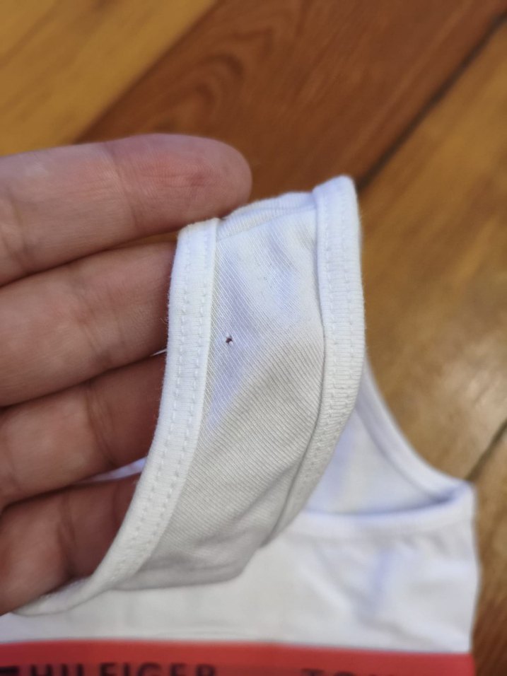 Tommy Hilfiger Beyaz Baskılı Spor Sütyeni 4 lü set - Görsel 5