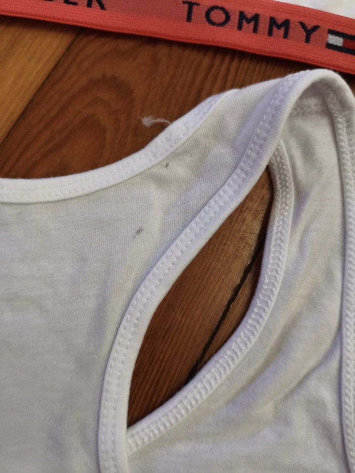 Tommy Hilfiger Beyaz Baskılı Spor Sütyeni 4 lü set - Görsel 4