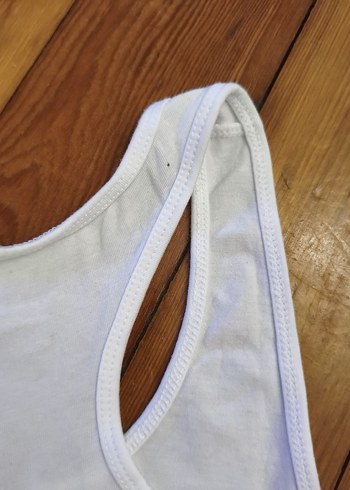 Beyaz Baskılı Çocuk Atlet - Tommy Hilfiger - Görsel 7