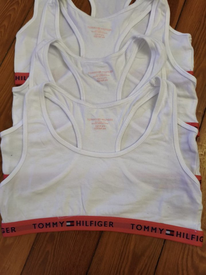 Beyaz Baskılı Çocuk Atlet - Tommy Hilfiger - Görsel 2